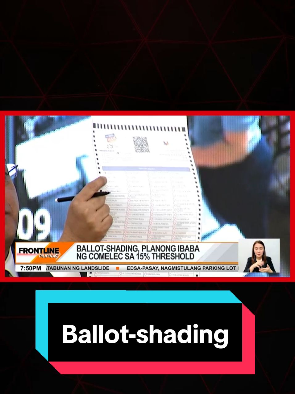 Gustong ibaba ng #COMELEC ang porsyento na dapat itiman o i-shade sa balota para sa #BilangPilpino2025. Kabilang din sa paghahanda ng ahensya ang pagkakaroon ng voter education. #News5 #FrontlinePilipinas #NewsPH #BreakingNewsPH 