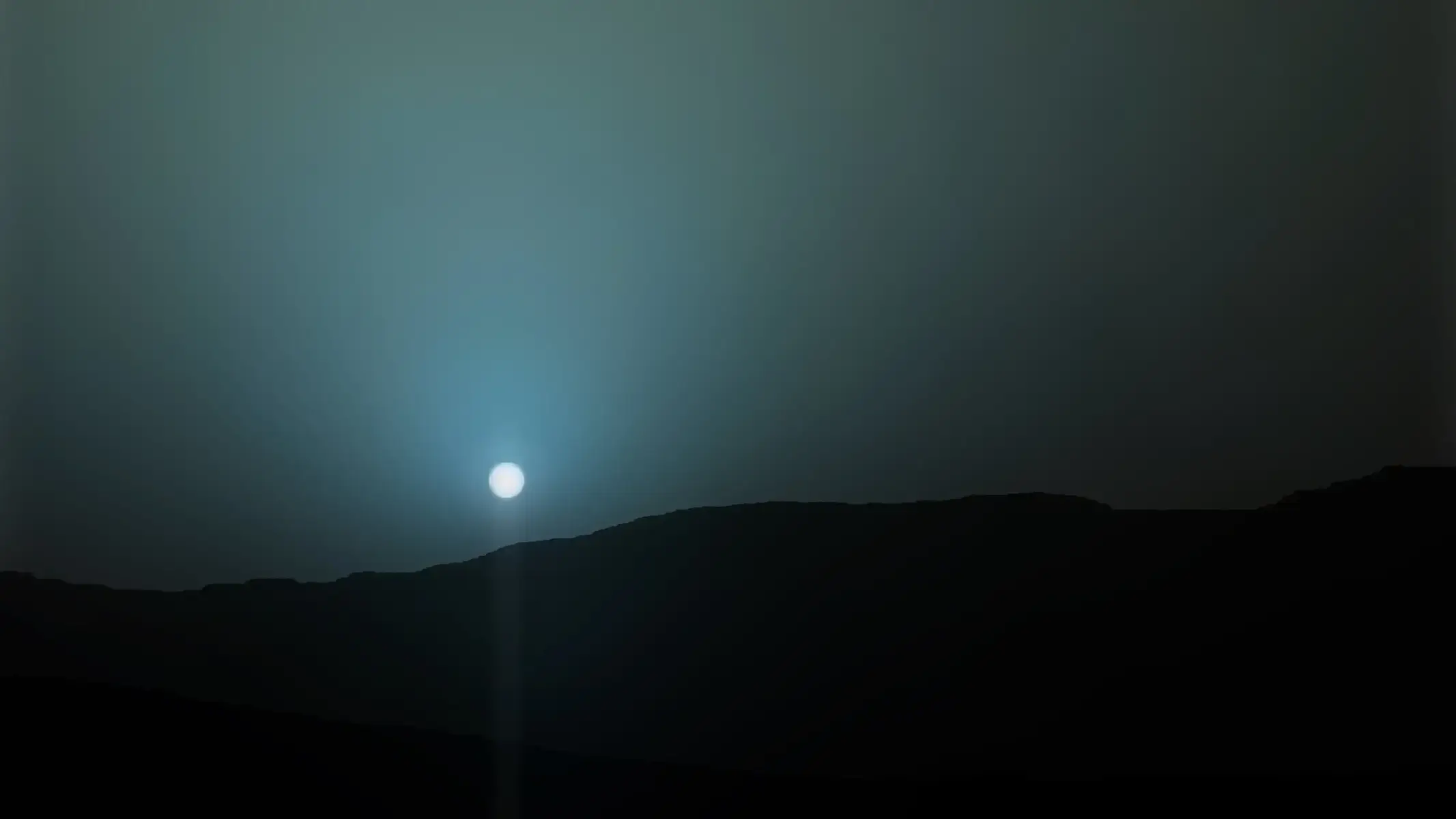 We are the first humans to ever see a Martian  sunset, its quite a thought. 