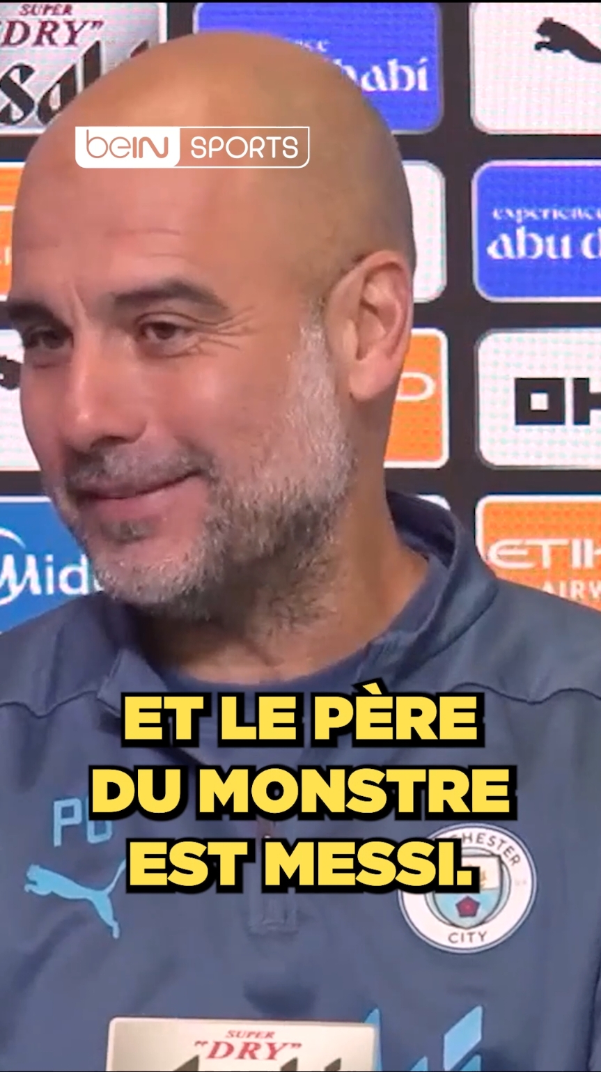 ⚽️🗨️ Guardiola : “Cristiano était un monstre et le père du monstre est Messi !” #Football #Guardiola #Messi #CR7 #Cristiano #Ronaldo #beINSPORTS #Interview #SportsTikTok 