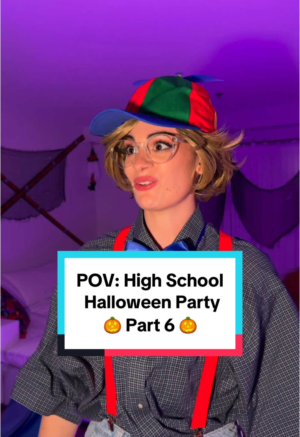 POV: High School Halloween Party. Part 6. #pov #funny #comedy #skit #school #halloween 