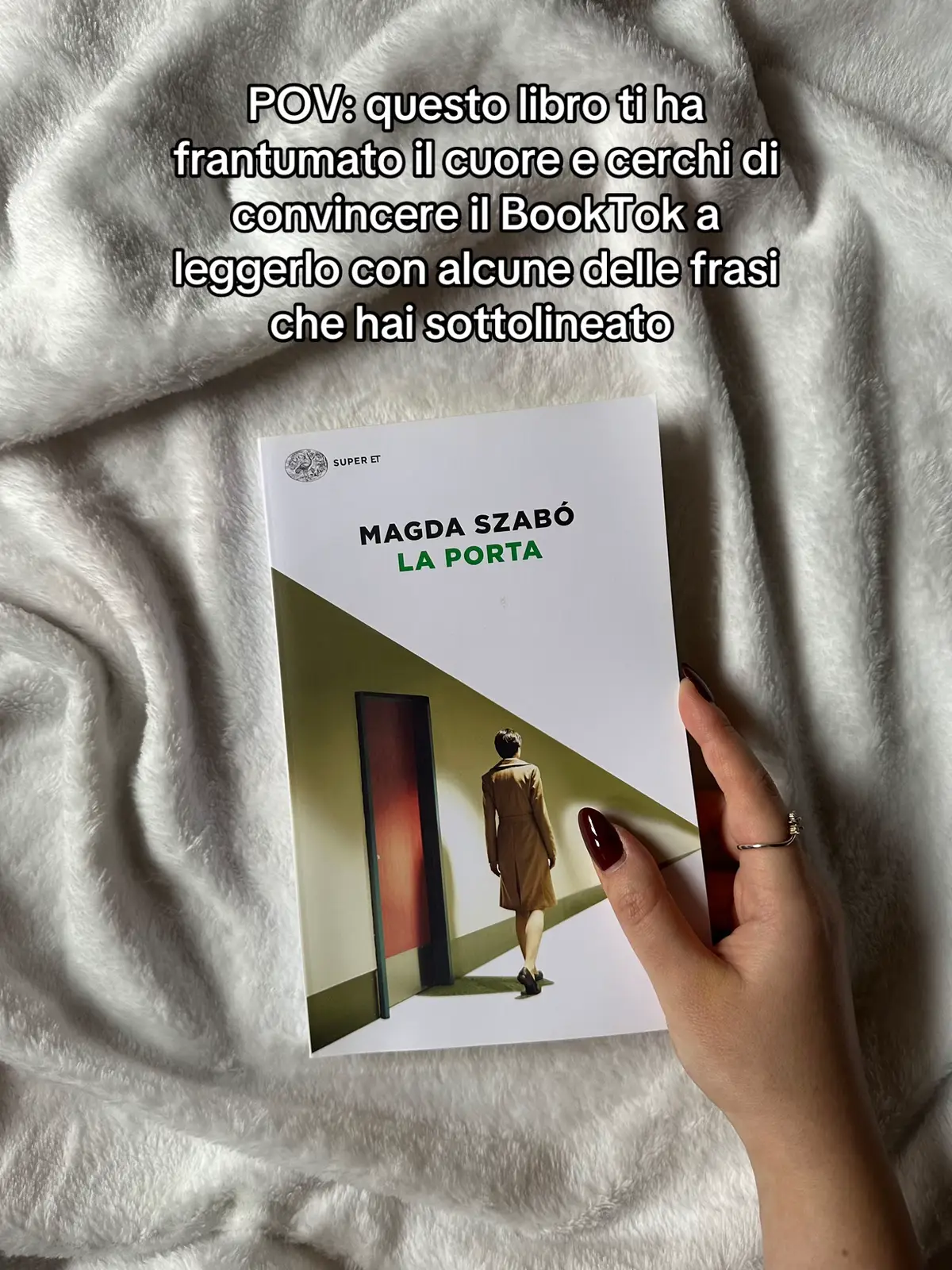 Che capolavoro 💔 #booktokitalia #libri #libridaleggere #libritiktok #laportamagdaszabo #magdaszabo #consiglidilettura #ticonsigliounlibro #citazioni 