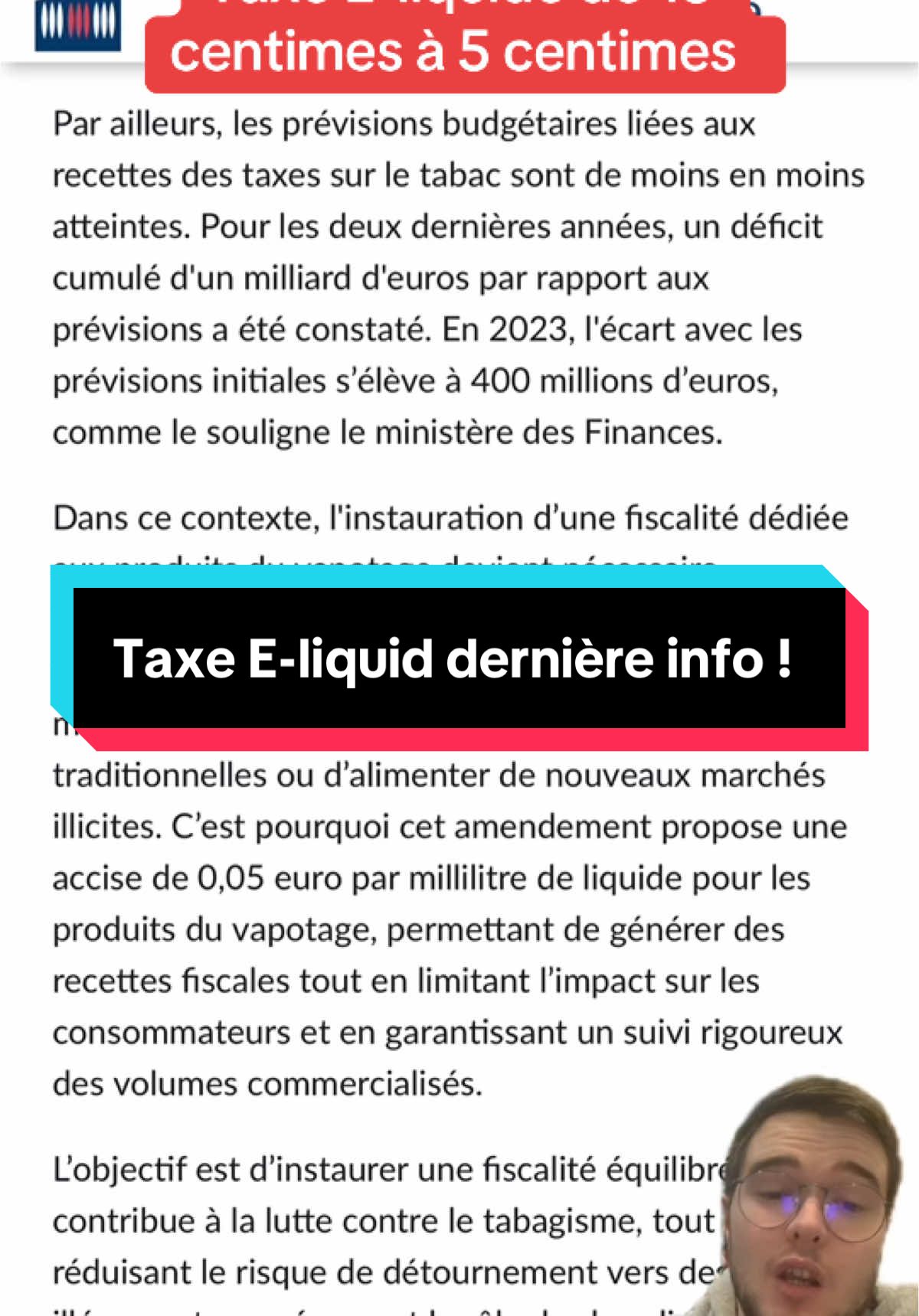 Quest-ce-que vous en pensez ?@gratte_du_barbu #fyp #PourToi #foryou #france #info #taxes #eliquid #francais 