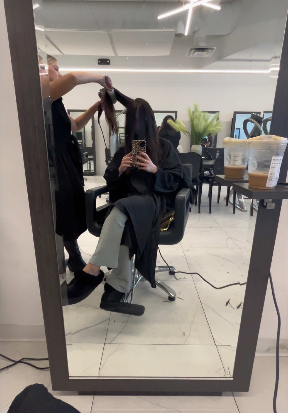 Hair day vlog🤎💇‍♀️🎀 #Vlog #diml #hairday #hairdayvlog #hairsalon #hairdaywithme 