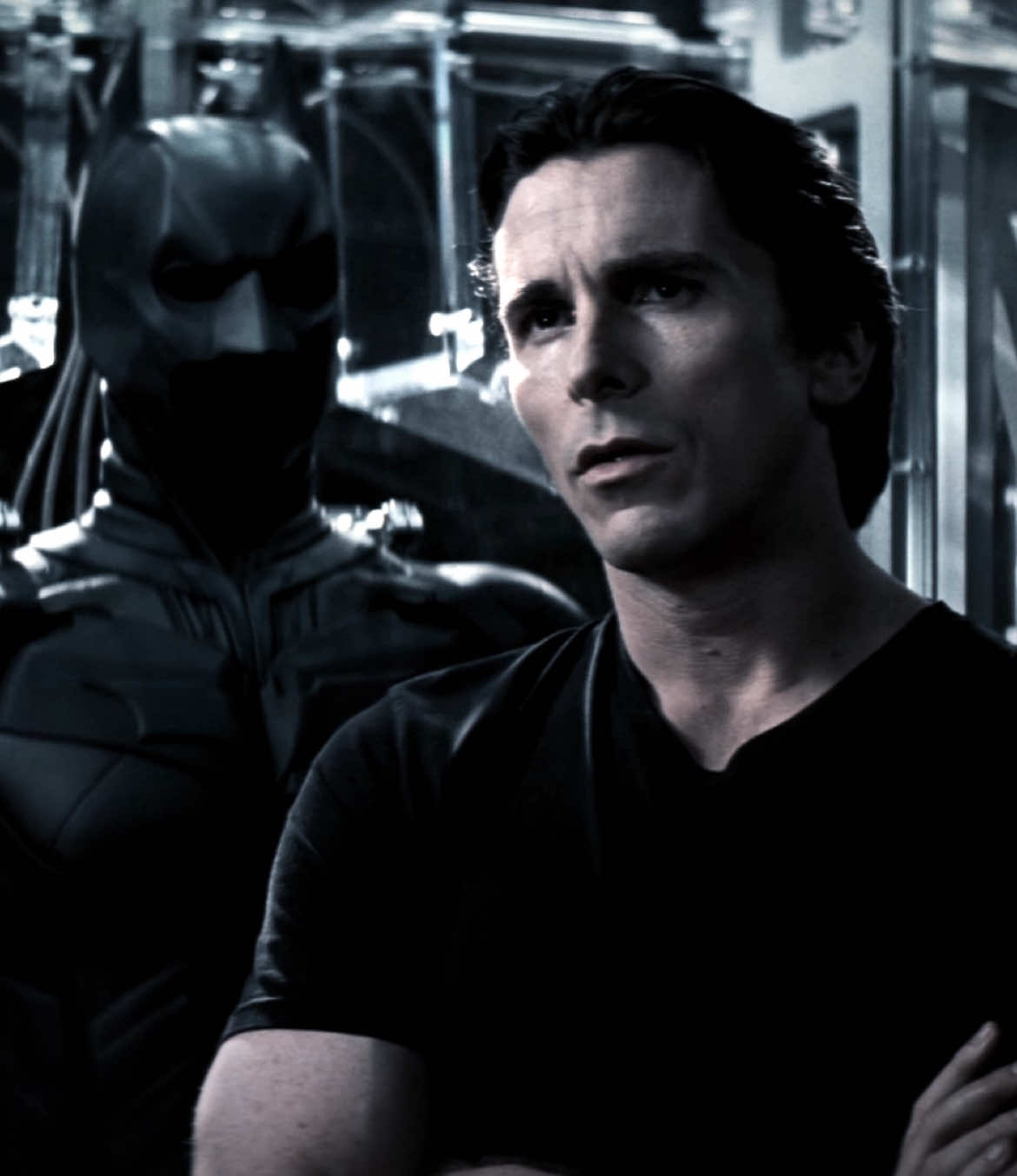 wayne | batman #michaelkeaton #robertpattinson #christianbale 