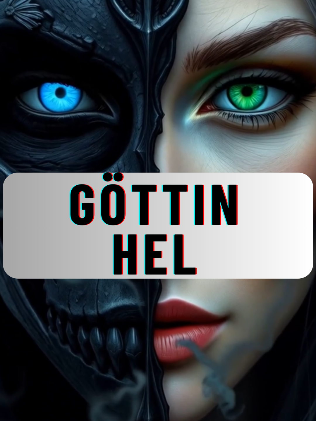 Hel – die Göttin der nordischen Unterwelt, halb lebendig, halb verwest. Sie herrscht über Helheim, das Reich der Toten, wo alle Seelen ruhen, die ohne Ehre gestorben sind. Niemand, nicht einmal die Götter, kann eine Seele von dort zurückholen ohne ihren Segen. Eine Göttin, die an das unausweichliche Ende erinnert – selbst der Tod hat eine Herrscherin. #Mythologie #NordischeGötter #Hel #Unterwelt #nordischemythologie