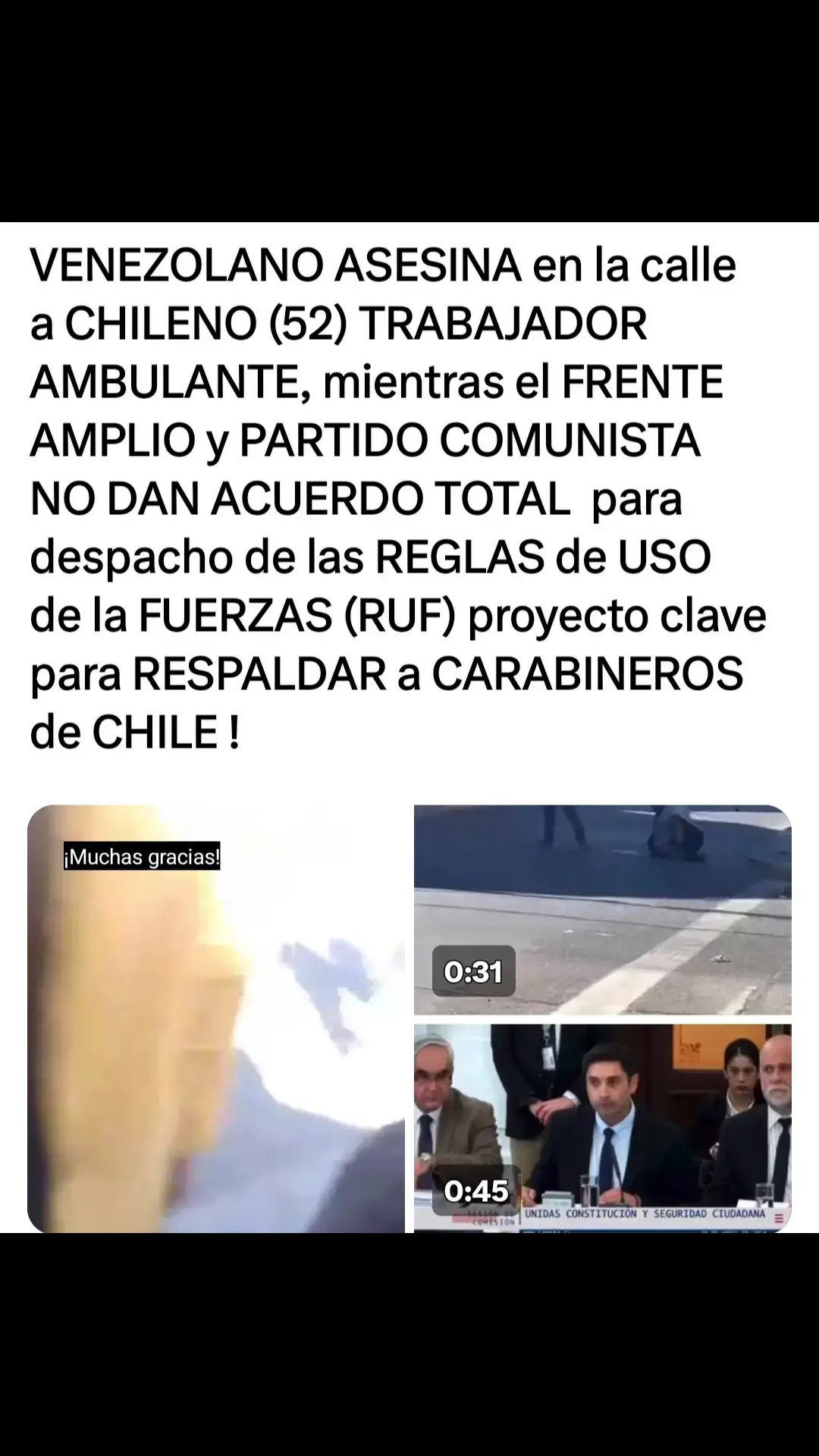 Desde la promulgación de la ley de migración firmada por el presidente Piñera, quien obviamente estuvo de acuerdo con el sistema de Naciones Unidas y sus 19 agencias, y las políticas de fronteras abiertas en estos casi ocho años del modelo de desarrollo insostenible, hemos tenido que ver y presenciar actos en los que extranjeros han matado a chilenos. Los políticos y empresarios firman acuerdos a espaldas de los chilenos, priorizando a los extranjeros sobre los chilenos. Lamentablemente, muchos aún no se han dado cuenta de esto y seguirá pasando. Ningún presidente futuro lo va a arreglar; es el mismo chileno el que debe exigir a los políticos un cambio de mentalidad y ese cambio se llama singapurismo a la chilena o para que se vea más lindo nacional tecno meritocrático es el futuro el presente del país. 🏛️🇨🇱