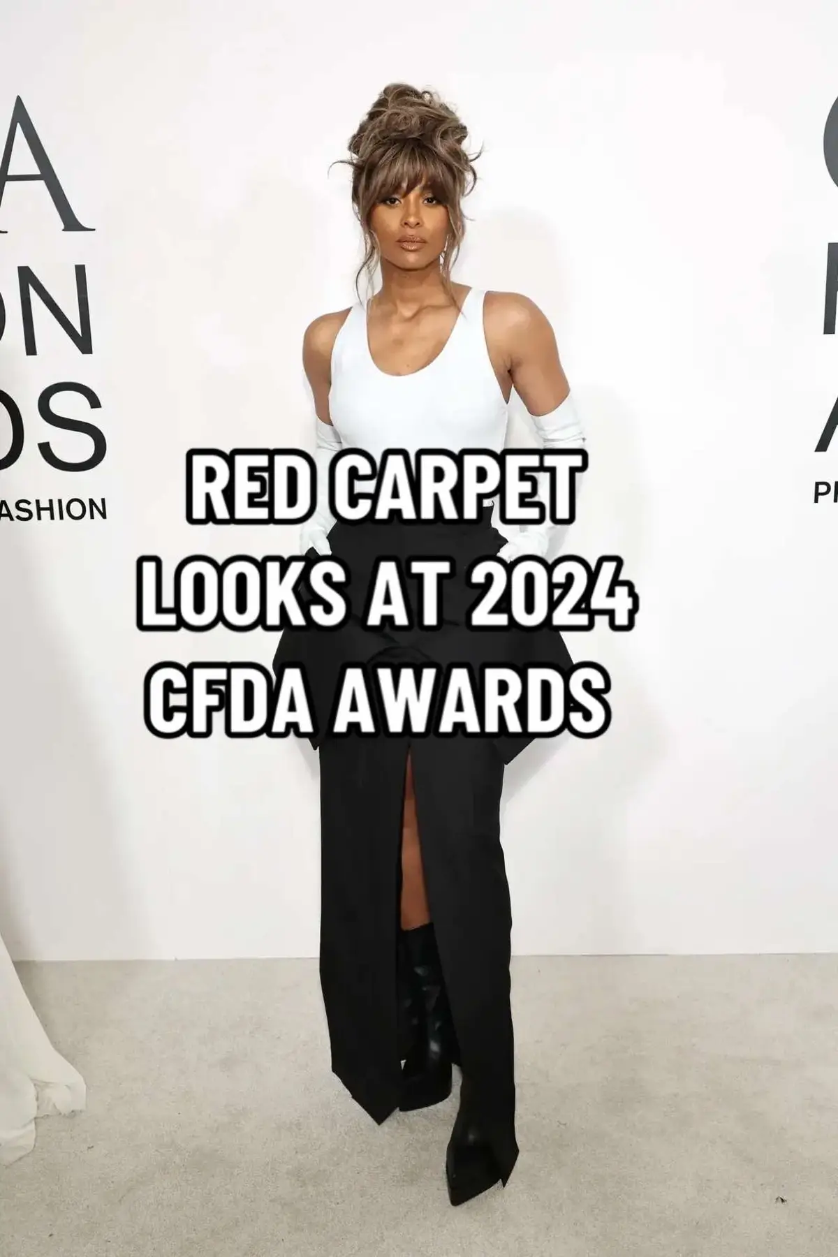 Some of our fave looks from the 2024 CFDA Awards! ✨ #cfda #cfdaawards #redcarpet #ciara #teyanataylor #gloria 