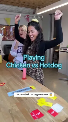 could you nail any of these Chicken vs Hotdog flips? 👀  #chickenvshotdog #games #partygames #boardgames #flips #bottleflip #challengetiktok 