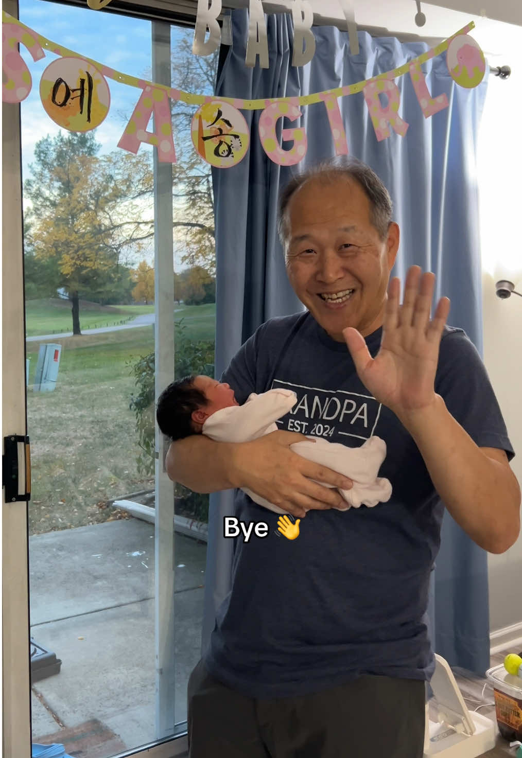 Replying to @Daylaflor_ not her waving goodbye with him at the end and then scaring him 😂 #dadsoftiktok #grandpa #grandparentsoftiktok #Vlog #dad #baby #dayinmylife 