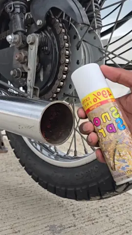 SNOW SPRAY MAGIC 😍😍 #bike #salincer #snowspray #magic #colour #viralvideo #satisfying 