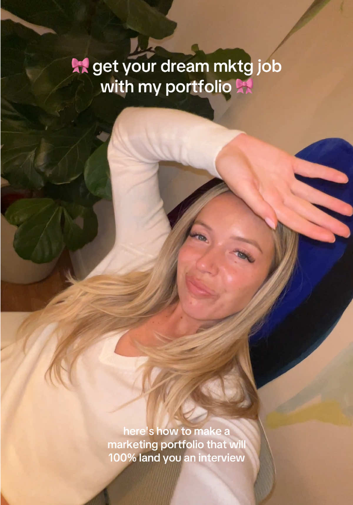 Use my marketing portfolio template to 100% land an interview, esp in fashion!! 💋 #marketing #marketingtips #portfoliotips #fashionmarketing 