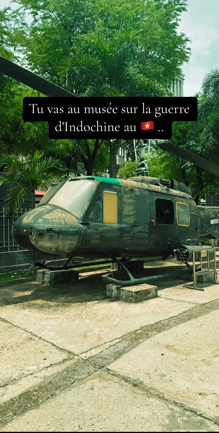 La fin de la guerre du Vietnam a eu lieu le 30 avril 1975. Dix ans auparavant, les Algériens avaient vécU un sort similaire face à la même armée, et d'autres pays ont également connu des conflits prolongés. Pourtant, malgré les avancées de notre siècle, la guerre demeure toujours d'actualité pour nos frères palestiniens. Franchement, se dire qu'à l'heure actuelle, nos frères se font tuer sous les yeux du monde entier, c'est affolant.#palestine #vietnam #france #guerre #pourtoii 