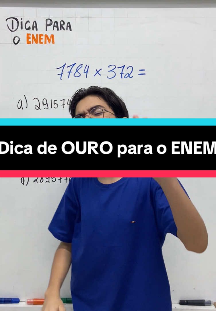 Dica valiosa para o Enem. #dicas #viral #enem #prova #matematica #teste #fy #foryou