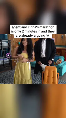 agent and cinna’s marathon is only 2 minutes in and they are already arguing 💀  #agent00 #cinna #amp #fyp #viral 