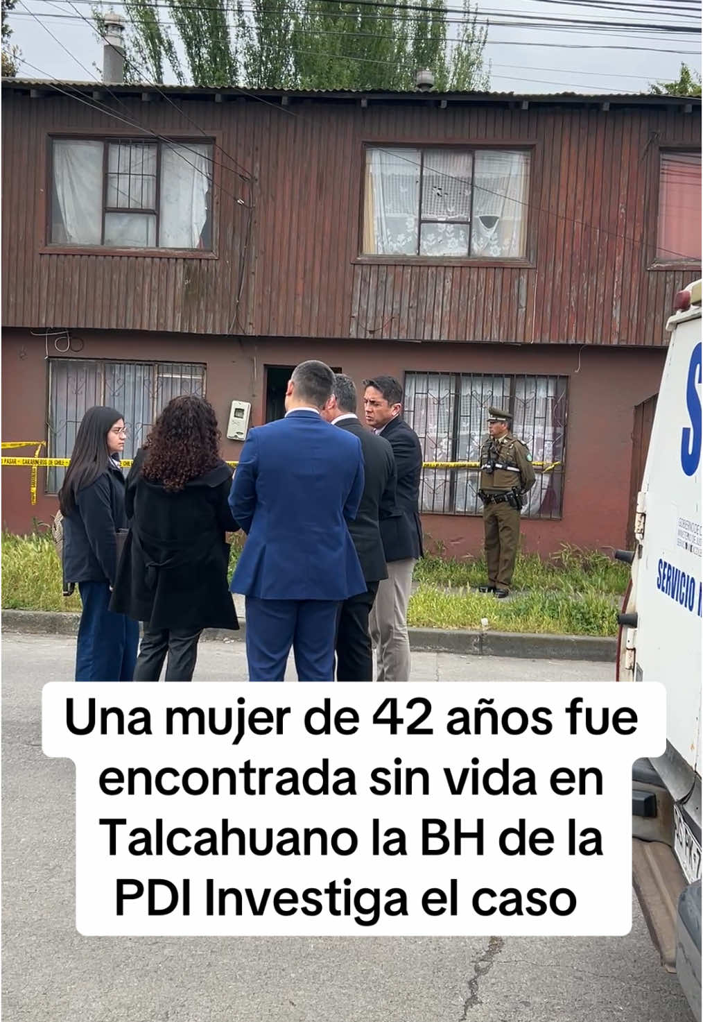 Carabineros acudió a un domicilio tras recibir un llamado de emergencia. Al llegar, una mujer informó que encontró a su hermana sin vida al regresar del trabajo. La persona fallecida, identificada como M.E.S.E. (42 años), presentaba heridas en su cuello y rostro, además de señales de agresión. 🚔 Personal policial y equipos especializados se encuentran en el lugar realizando las primeras diligencias. 📢 Investigación en desarrollo. #Talcahuano #NoticiasChile #InvestigaciónPolicial #Seguridad #Arenal #Carabineros #EnDesarrollo Carabineros acudió a un domicilio tras recibir un llamado de emergencia. Al llegar, una mujer informó que encontró a su hermana sin vida al regresar del trabajo. La persona fallecida, identificada como M.E.S.E. (42 años), presentaba heridas en su cuello y rostro, además de señales de agresión. 🚔 Personal policial y equipos especializados se encuentran en el lugar realizando las primeras diligencias. 📢 Investigación en desarrollo. #Talcahuano #NoticiasChile #InvestigaciónPolicial #Seguridad #Arenal #Carabineros #EnDesarrollo#talcahuano #noticias #parati 