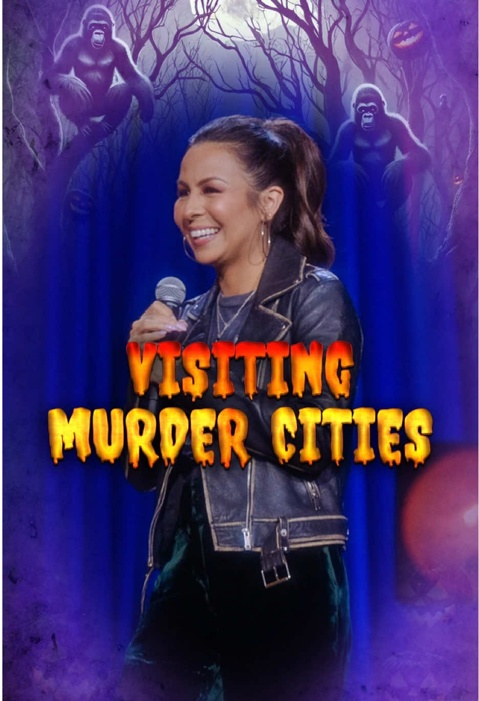 Spooky city time. 🎥: @Anjelah Johnson-Reyes, 