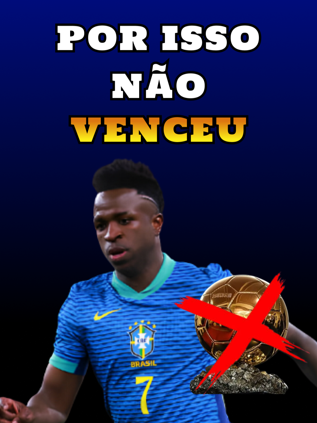 FOI POR ISSO QUE NÃO VENCEU #vinijr #boladeouro #FUTEBOL