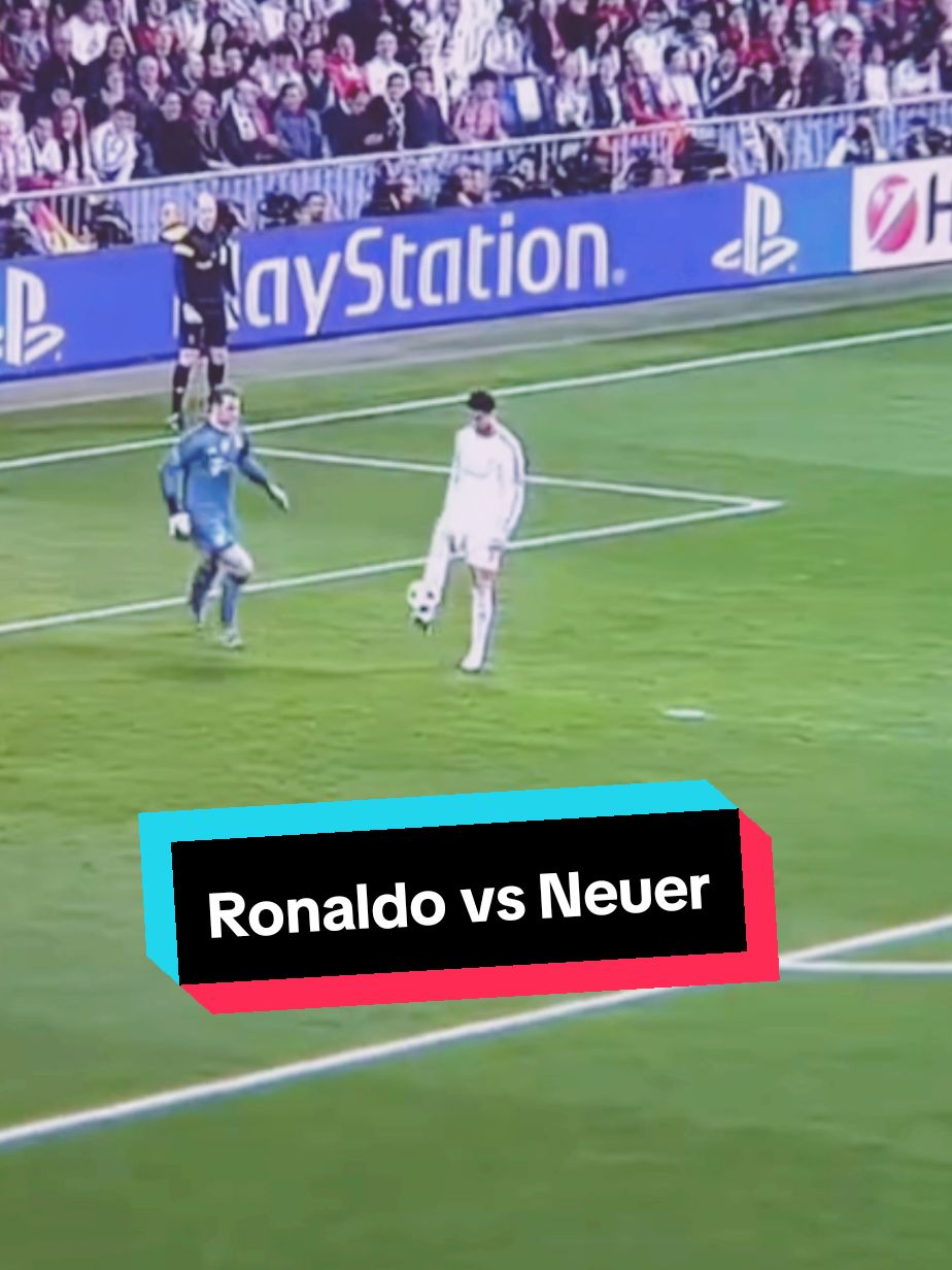 Ronaldo vs neuer #but #championsleague #football #goals #cristianoronaldo 