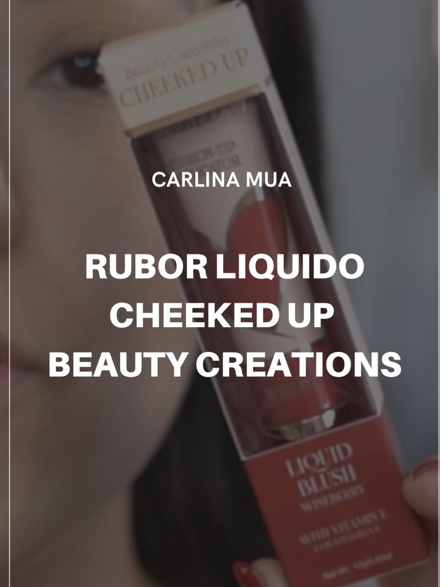 Probando rubor líquido cheeked up de @beautycreationscosmetics  Tienda donde lo pueden encontrar @luckycharm.cl  IG @carlinamua Youtube: Carlina MUA #maquillajechile  #ruborliquido #makeupchile #liquidblush #redblush #carlinamua #reseñasdemaquillaje #makeupreview #beautycreationscosmetics #beautycreations #cheekedupblush