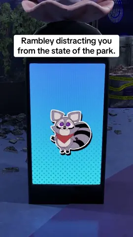 He does his best… One of our new artists, TiredPinkPanda made a little joke animation and it was a perfect test of our new system for handling Rambley’s screens in Chapter 2 of Indigo Park. #Rambley #IndigoPark 