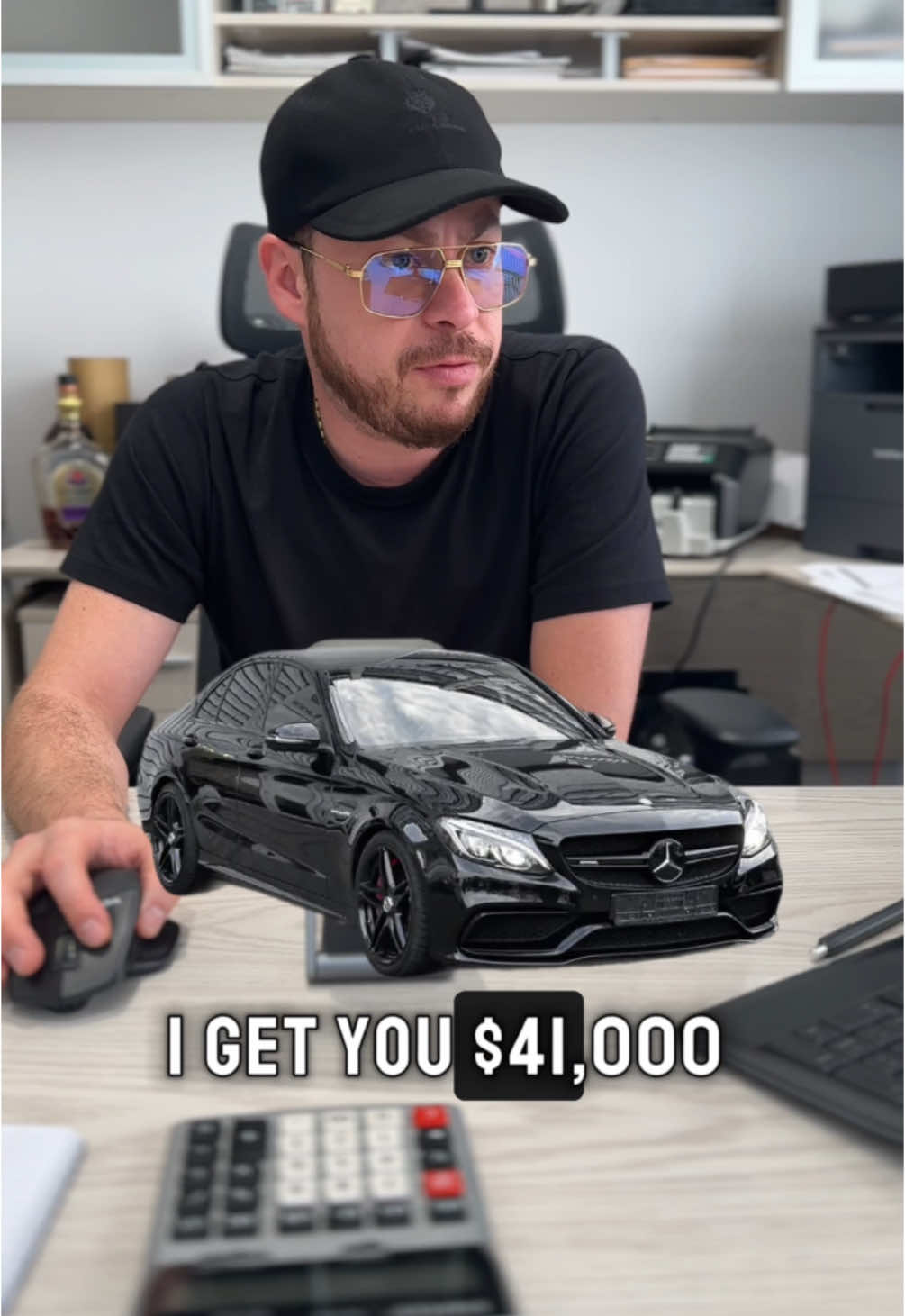 Closing a deal on this 2018 Mercedes C63