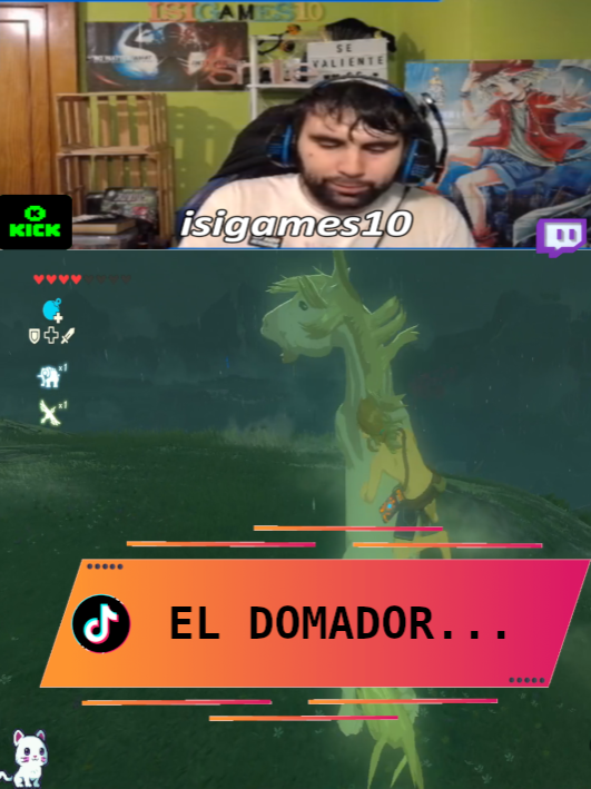 Domador #cortosdeisi #streamers #streamerpequeño #kick #kickstreamer #twitch #twitchstreamer #epico #isigames10 #zelda #exito #zeldabreathofthewild #inesperado