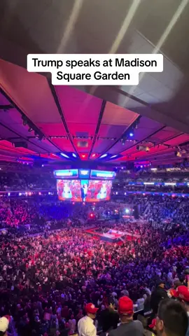Trump speaks at Madison Square Garden #trump2024🇺🇸 #donaldtrump #usa #trumpvance #vote #uselection 