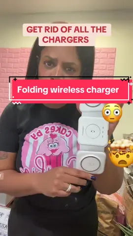 Get rid of all the cords and get you a folding witeless charger instead #applecharger #charger #giftideas #tiktokshopblackfriday #tiktokshopcybermonday 