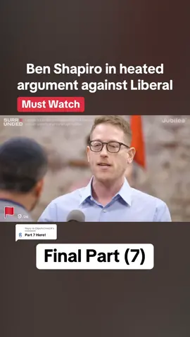 Replying to @ClipsArchive24  Ben Shapiro vs Kamala Harris Supporter #abortion #charliekirk #jubilee #liberal #conservative #debate #election #republican #democrat #kamala #gender #college #divorce #women #benshapiro
