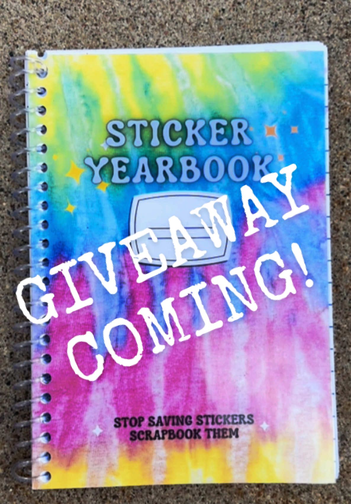 #Giveaway including this Sticker Yearbook plus a bundle of stickers & journaling/stationery supplies, Coming Soon!  Follow for more details ❤️📝🖊️ #sticker #book #stickerobsessed #happymail #haul 