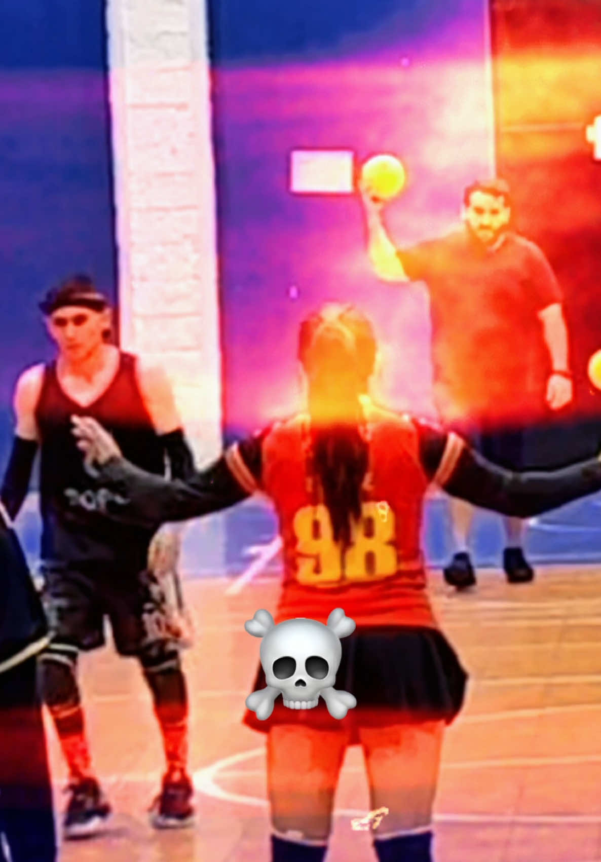 Lollipop Fail! 🍭 #dodgeball #highlights #fyp #ohmyjoshh9