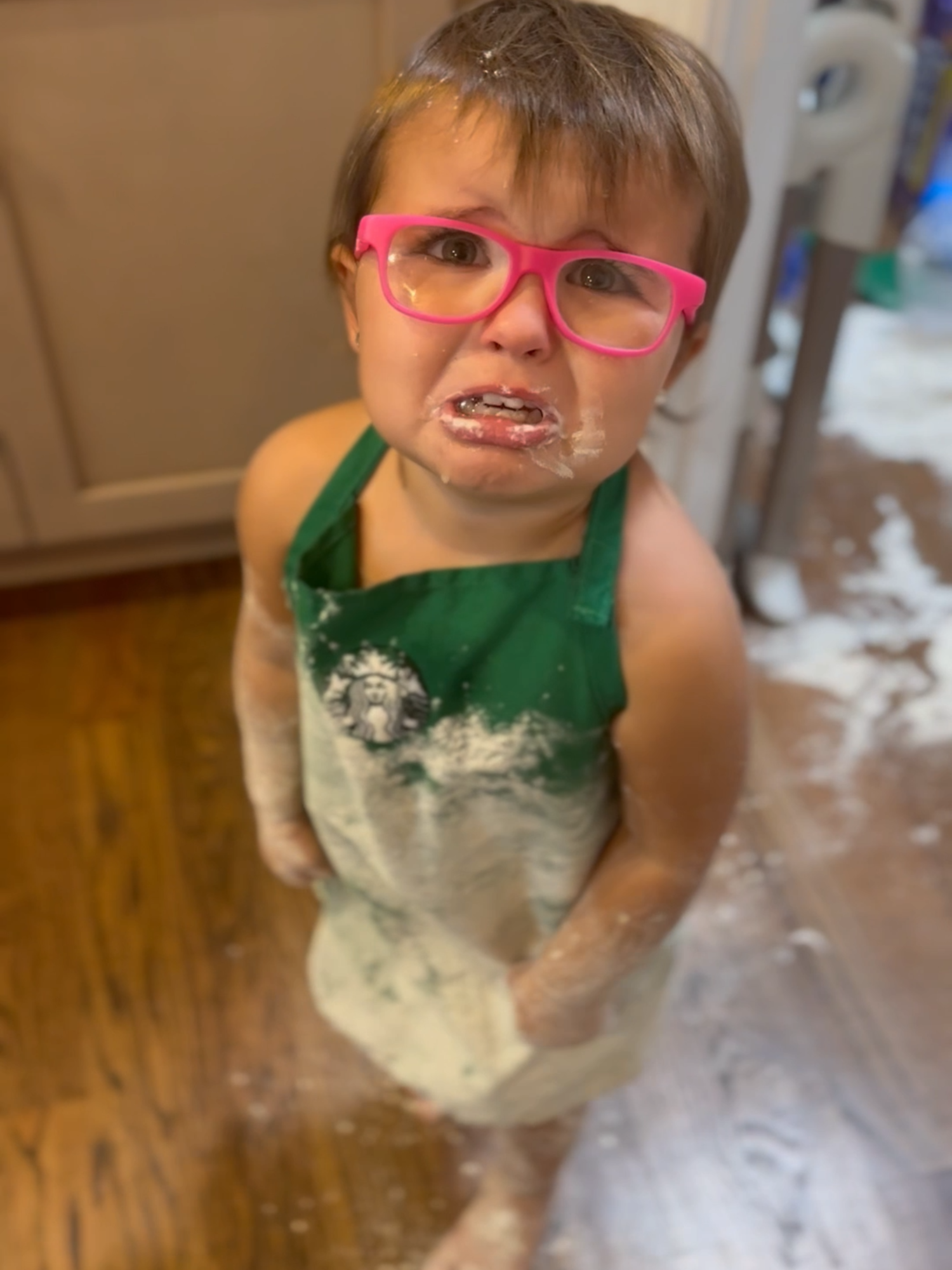 When you want a cookie, and are a hard worker, try, try again!  Credit: @danielleconklin91 #kidsoftiktok #kids #Cooking #EpicFail