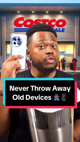 Never Throw Away Old Devices 🙅🏾‍♂️📱 Before you trash your old devices like phones or laptops, keep in mind, you can trade in those devices for Costco gift cards 👀 #PersonalFinance #costco #costcofinds #money #technology 