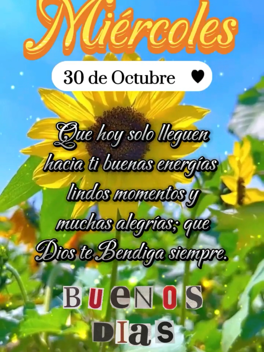 Buenos días feliz Miércoles💖🫶 #frases #bonitas #parati #dios #fyp #felizdia #bendiciones #buenosdias 