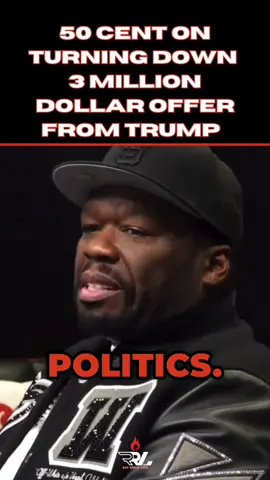 50 Cent just turned down a $3M offer to perform “Many Men” at the RNC. 😳😅 When politics came calling, he stayed true, sidestepping the spotlight for his values. 💪🏾 Reminder: know your worth and stand firm in what you believe—some bags just aren’t worth it.💯🤷🏾‍♂️ #RapRecapLive #50cent   #HipHopNews #rapartist  #unsigned #artist #rapper  #motivation #independantartist #independantartists #MusicIndustry #rapmusic #rapnews #hiphop #hiphopculture #ArtistAdvice #rapinterview #interview #artistdevelopment #donaldtrump #artistdevelopmenttips #breakfastclub #kamalaharris 