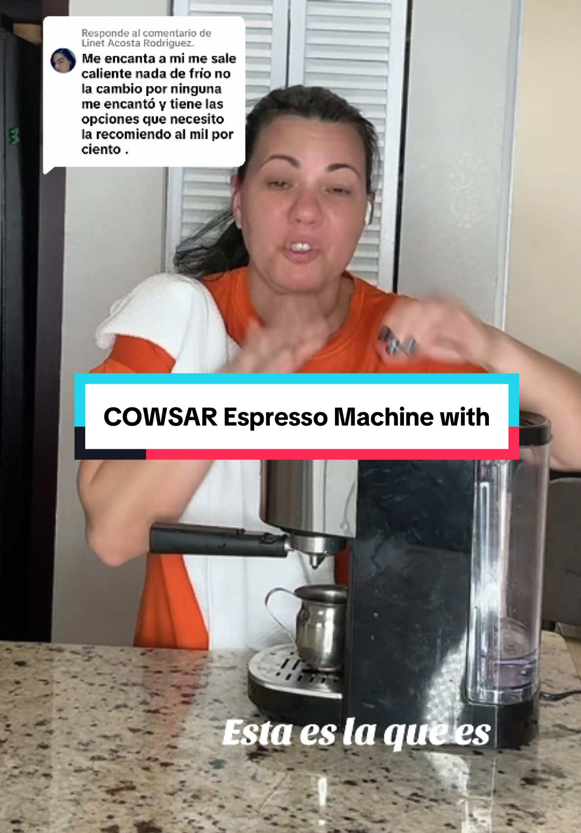 Respuesta a @Linet Acosta Rodriguez. #COWSAR #espresso #machine #with #SuperBrandDay 