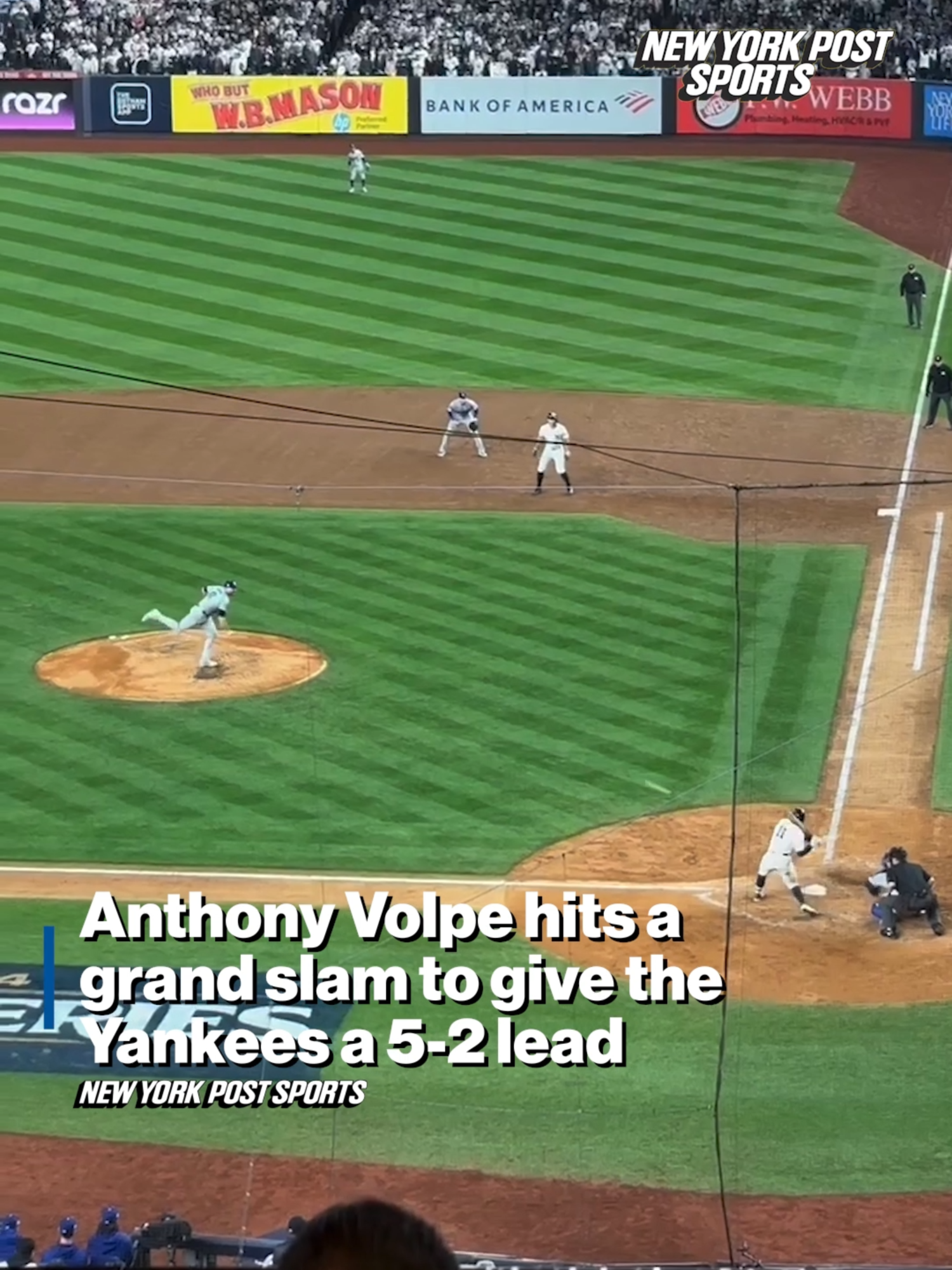 #ANTHONYVOLPE GIVES #YANKEESTADIUM A REASON TO ERUPT 🔥