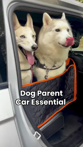 The Huskies just got a backseat upgrade! This seat protector is an absolute game changer for our outings 🐾🚙✨  #dogcarseatcover #dogcarhammock #pettravelessentials #backseatprotector #waterproofdogcover #dogtravel #dogmomlife #dogaccessories #cartravelaccessories #dogparent 