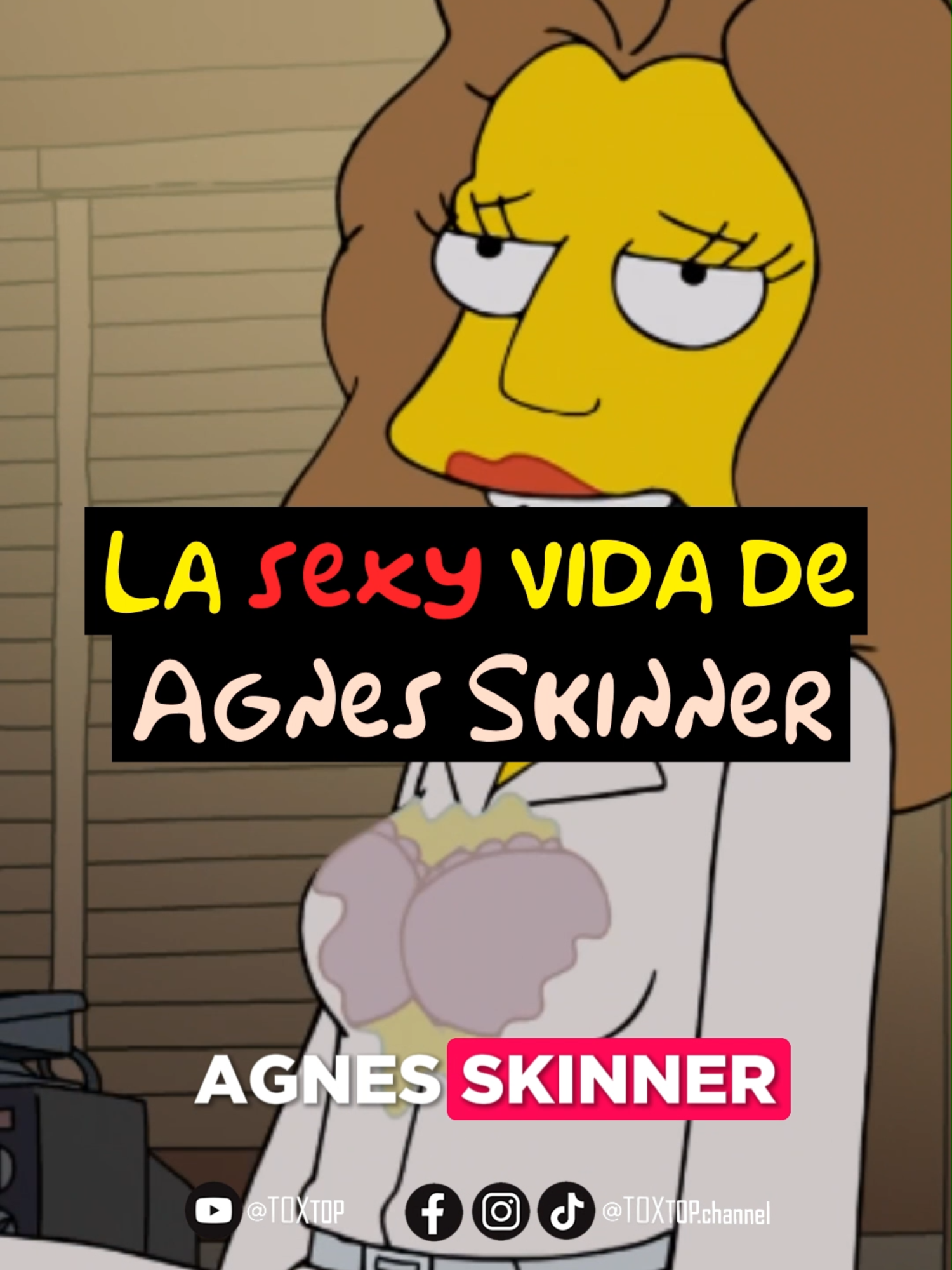 Agnes Skinner era muy Caliente ❤️‍🔥#lossimpson #agnesskinner #temporada36 #toxtop