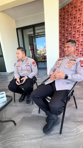Ngopi bersama para Kabag Biro SDM Polda Bengkulu dalam suasana Hari Sumpah Pemuda 