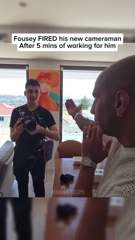 Fousey FIRED his new camerman after 5 mins of working for him #fousey #fouseyclips #fyp #viral 