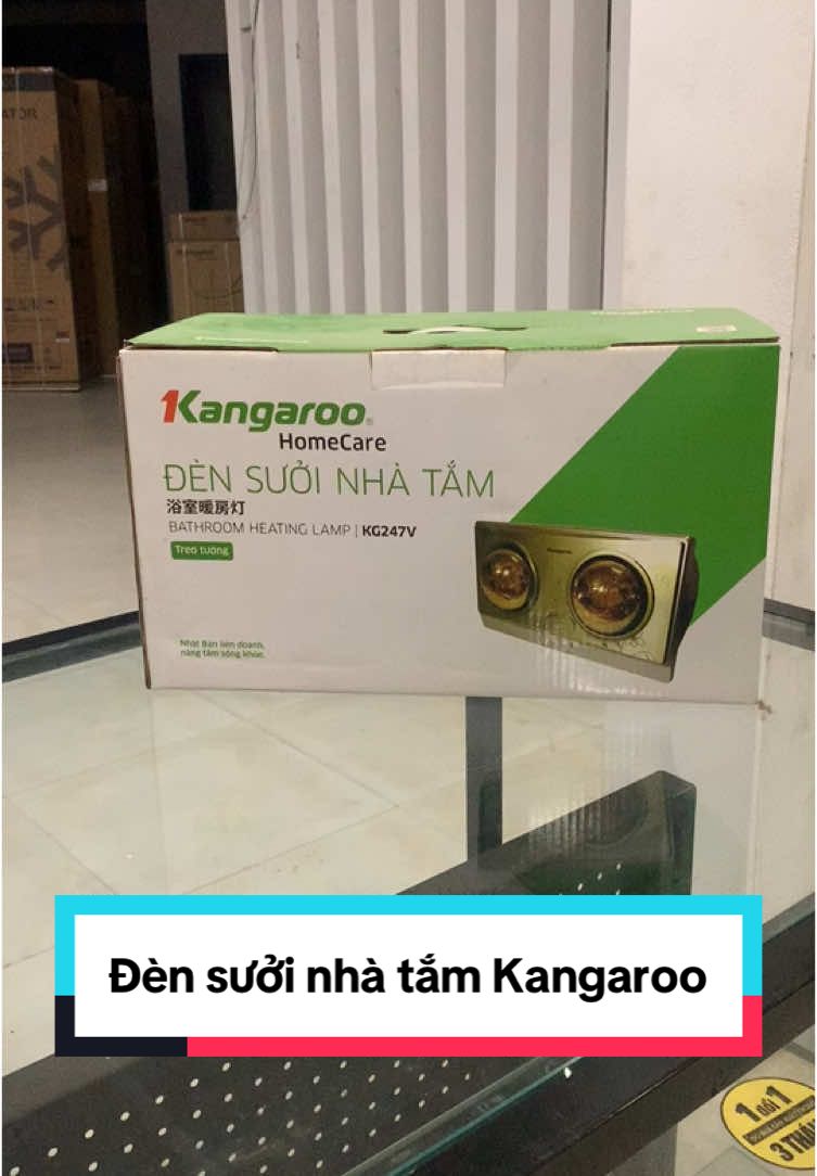 Mở hộp đèn sưởi nhà tắm Kangaroo. #kangaroo #densuoi #densuoinhatam 