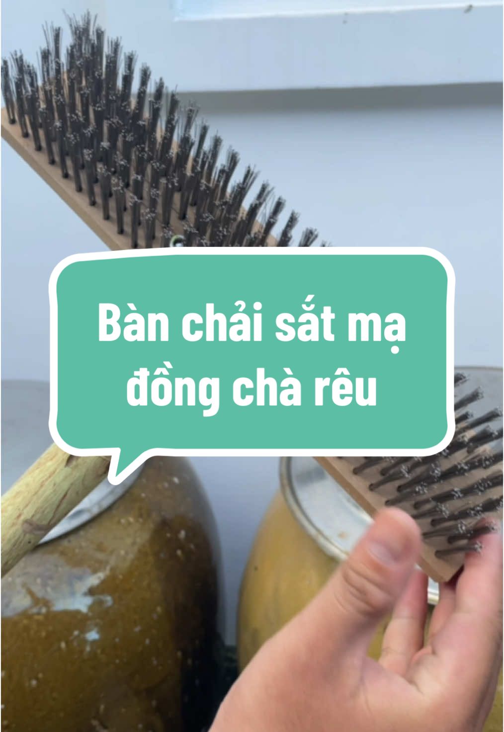 Bàn chải sắt mạ đồng chà rong rêu , với nhiều kích thước , phù hợp vệ sinh rong rêu sân vườn #banchaisatmadongcharongreu #banchaisat #banchaicharongreu #choisatchareu 