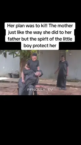 Her plan was to ki!! The mother just like the way she did to her father but the spir!t of the little boy protect her#giftedhands #virals #nollywoodmovies 