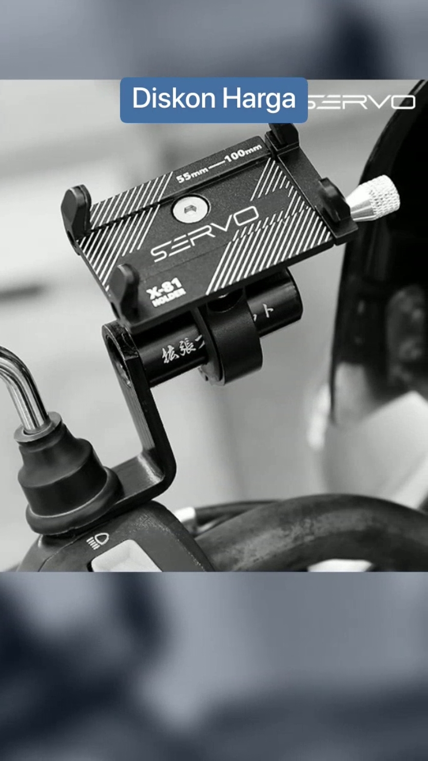 Phone Holder Servo X81 Holder Handphone Motor Penahan Smartphone Handle Hp Berkendara baru Hanya Rp65.100 - 89.250!