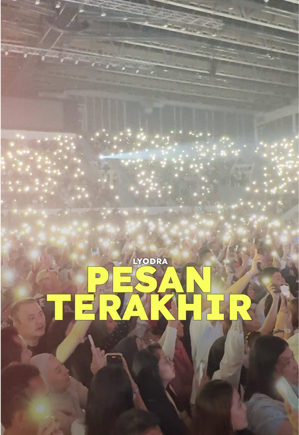 Momen spesial ketika ‘Pesan Terakhir’ dinyanyikan, semua ikut sing along bareng Lyodra🥹 #Lyodra #PesanTerakhir @Lyodra Ginting 