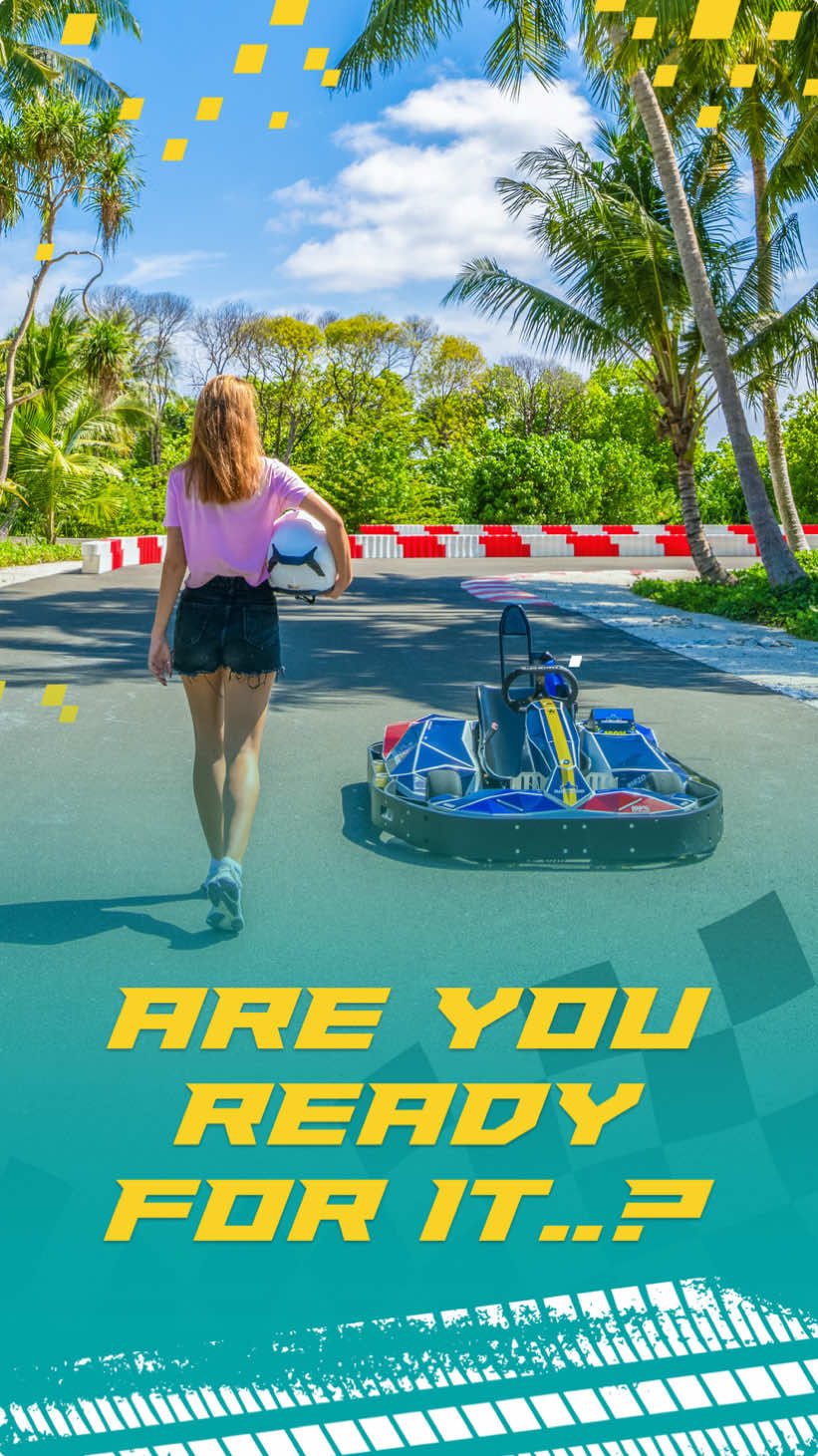 See you on the track this November 15th! The Maldives' biggest, longest, and fastest e-go-kart track has arrived at Kandima. Ready, set, race! 🏎️⚡ #fyp #maldives #kandimamaldives 