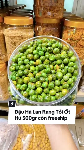 đậu hà lan rang tỏi ớt Hủ 500gr #đậuhàlantỏiớt #dauhalan #dauhalantoiot #dauhalanrangtoiot #taphoa1996 #ancungtiktok 