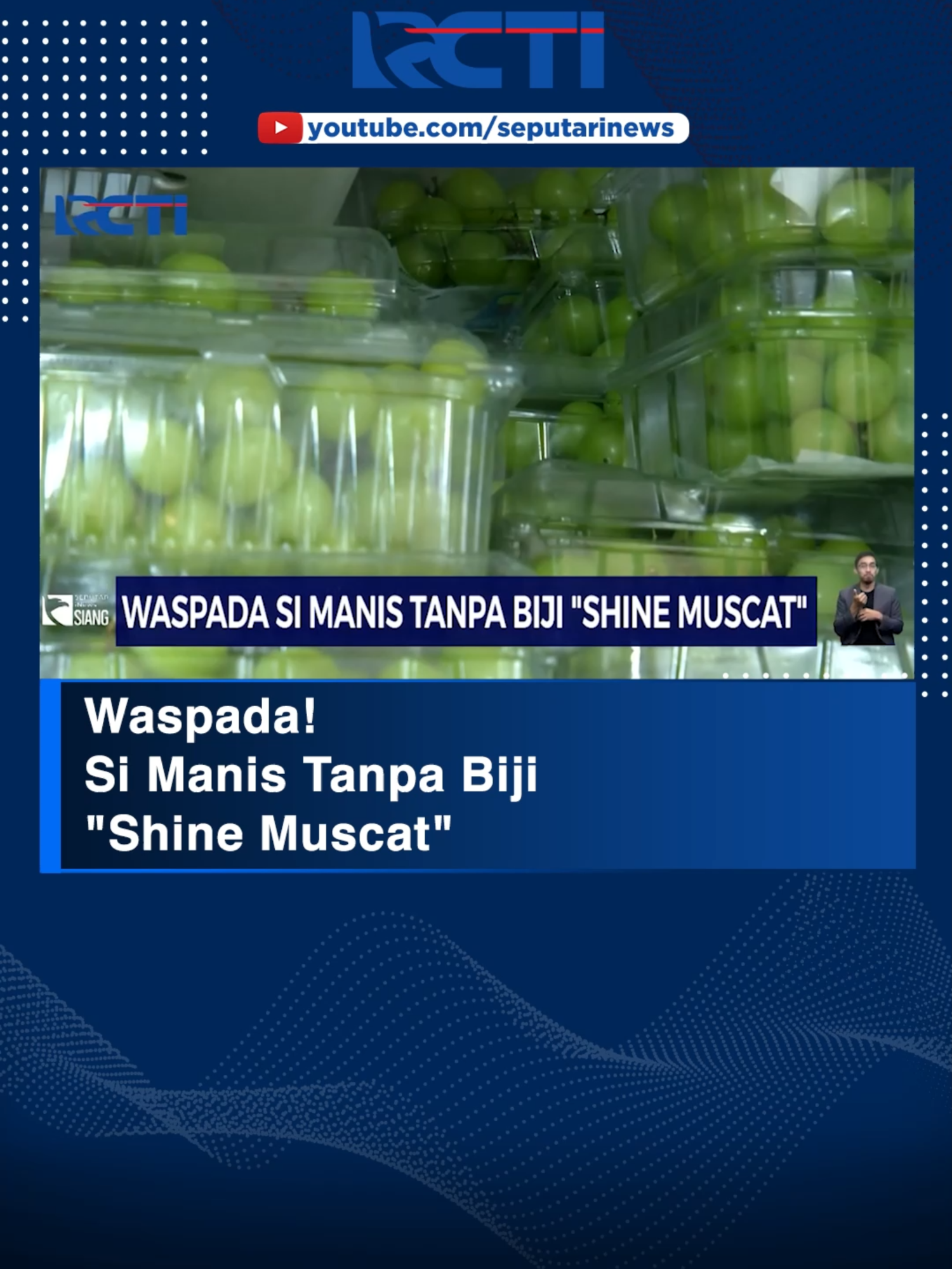 Media sosial dihebohkan dengan temuan adanya dugaan residu kimia berbahaya pada anggur shine muscat di pasar Thailand. Atas temuan ini membuat banyak masyarakat menjadi khawatir, pasalnya jenis anggur ini terbilang cukup mudah ditemukan di pasaran Indonesia. Temuan anggur shine muscat mengandung pestisida berbahaya pertama kali dilaporkan oleh otoritas pangan Thailand. Anggur ini diduga mengandung pestisida melebihi ambang batas. AAS Selengkapnya: https://youtu.be/-l5KjAdV1zo #RCTI #News #SeputariNews #AnggurShineMuscat #ShineMuscat #Pestisida #Kimia #TikTokBerita