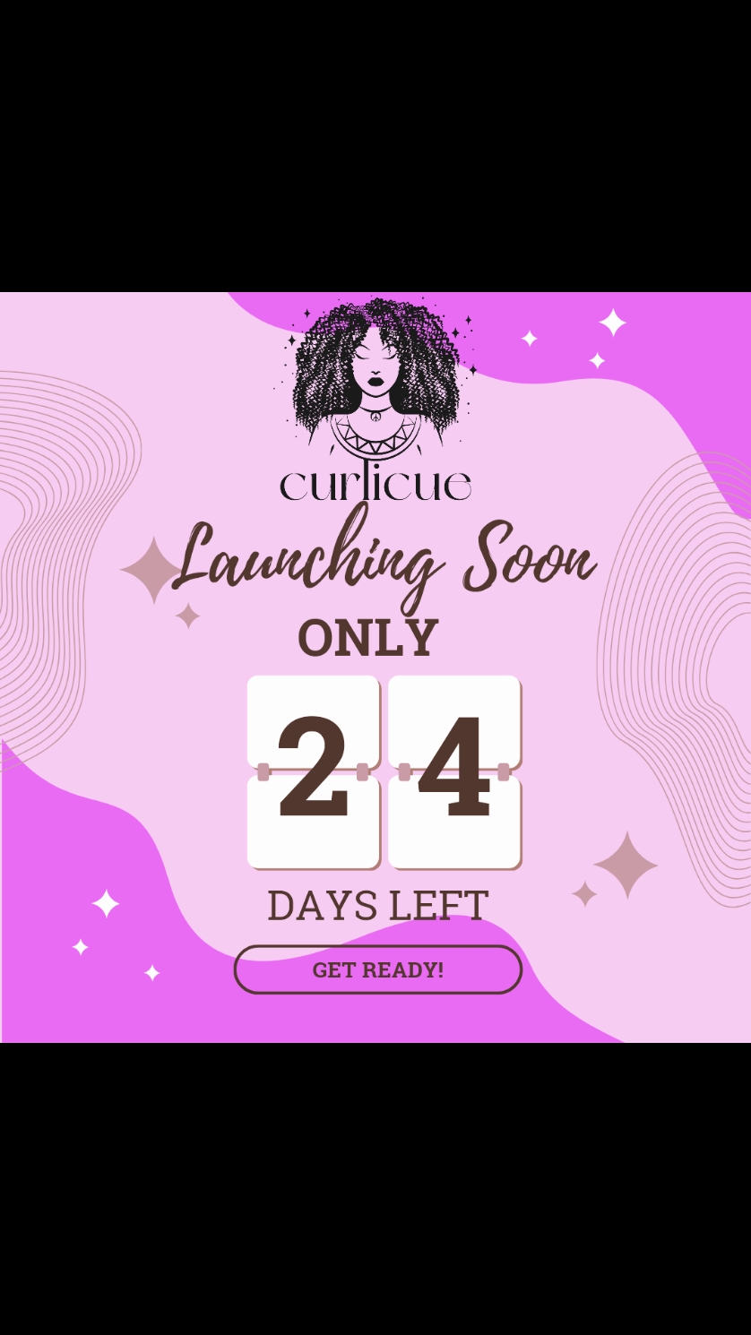 24 days to launch!  Get excited #naturalhaircare  #healthyhair  #naturalhairproducts  #selfcareessential #hairinspo #hairtips 